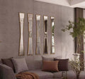 100*15 New Design Luxury Wall Hanging Metal Frame Geometric Creative Art Decorative Mirror