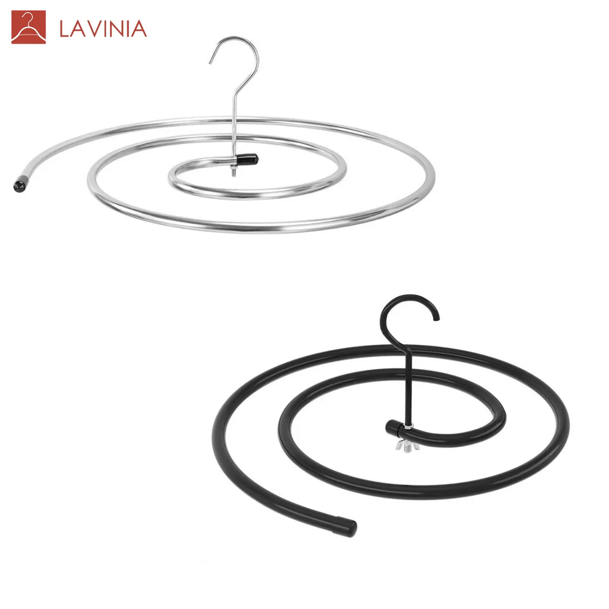 Lavinia Cheap Hot Selling Upgraded Spiral Portable Quilt Hanger Stainless Steel Hangers
