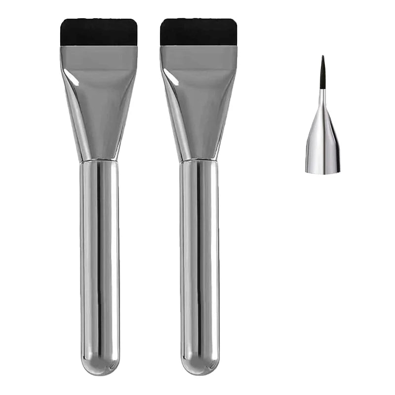 HMU Concealer Brush Good Quality Hollow Plastic Handle Thin Foundation Makeup Brush for Face Application