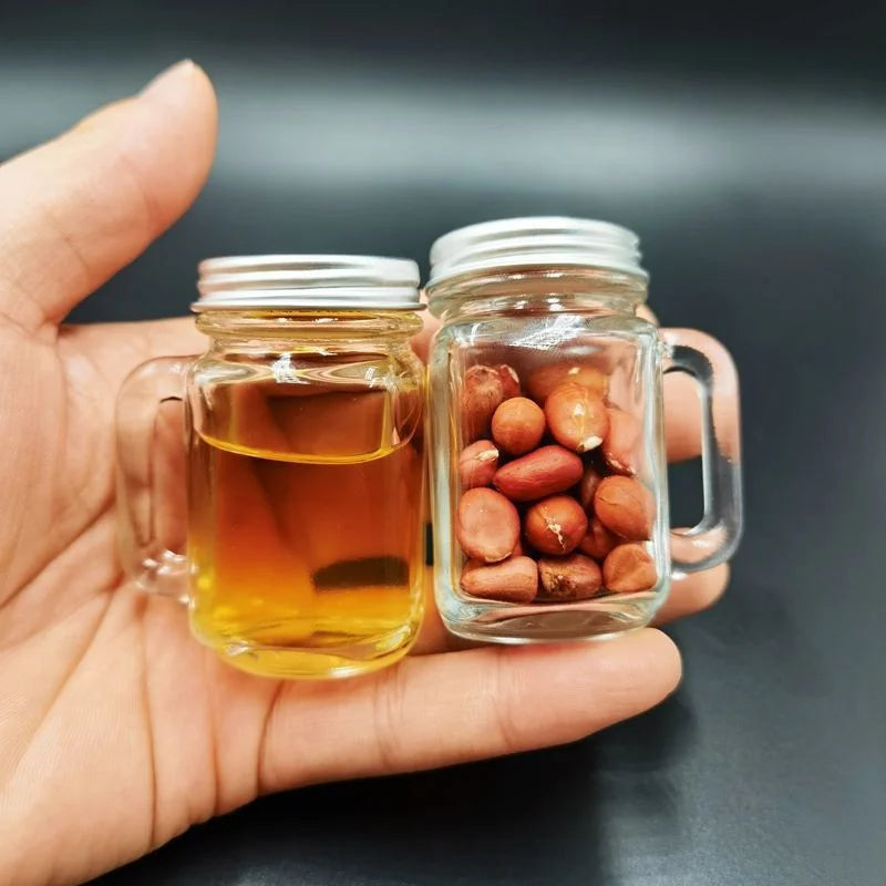 Mini Glass Food Jar Storage Jar Kitchen Jars for Honey 35ml 120ml