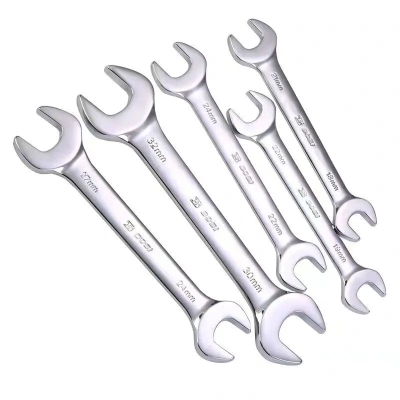 Hot Selling Hex Key Wrench Metric Chrome Vanadium Steel Double Head Open Ended Wrench