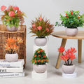 R471 MSH Hot Sale Bonsai Mini Potted Plants Artificial Greenery Plant for Home Farmhouse Decoration