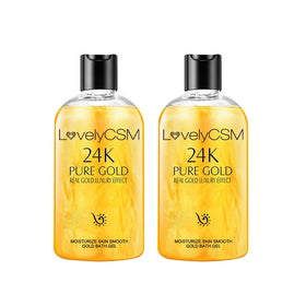 Shower Gel 24K Female Herbal Natural Superior 550ml Private Label Body Fragrance Hotel Travel Spa Home Use
