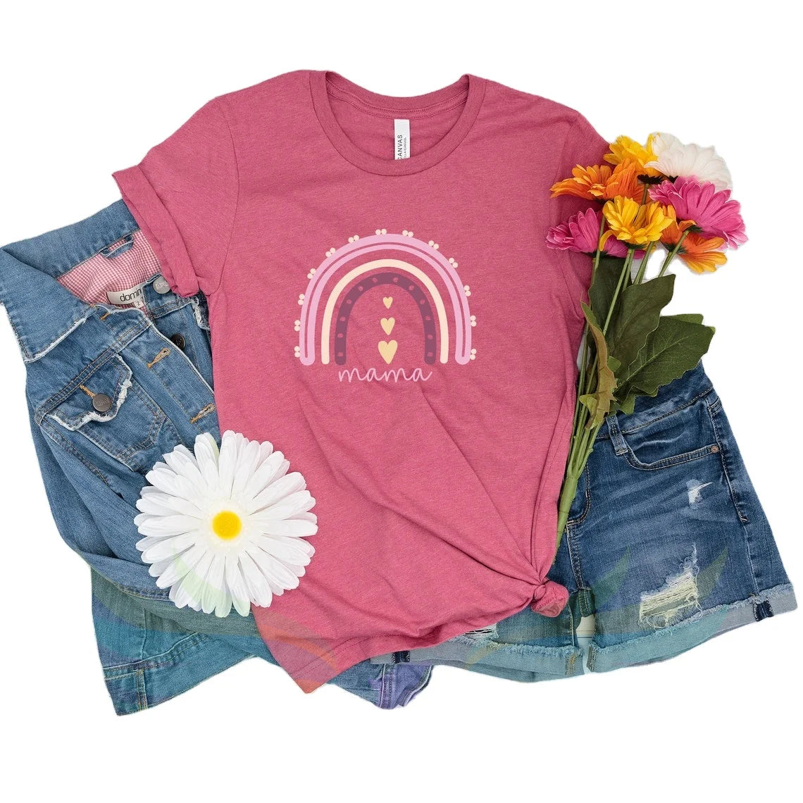 Large Digital Transfer Retro Fashion Woman Image for Shoppers T-Shirts and More Ready to Print for DTF Sublimation