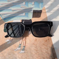 Small Frame Square Sunglasses Female Orange Green Korean Style Ladies Sun Glasses Uv400 Male Rivet 2025 Trendy Hot Sale