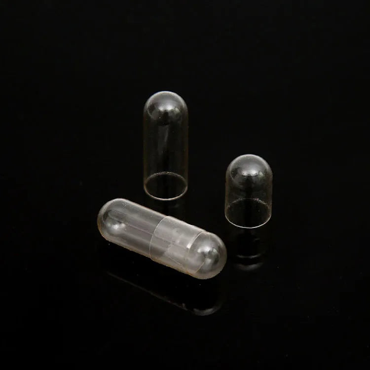 100000pcs size 0 joined clear empty hard veggie capsules