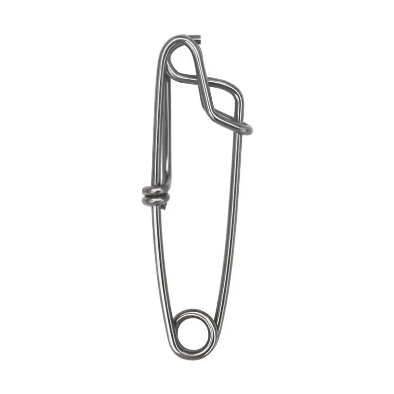 Saltwater Fishing Swivels Stainless Steel Open Eye Snap Boat Fishing Connector Hook Snap Tackle Accessories