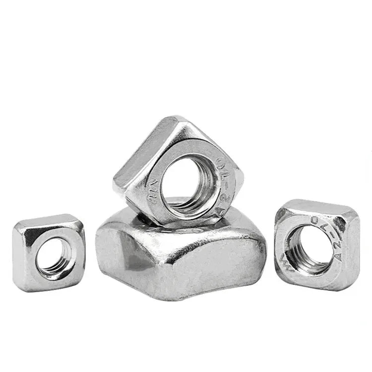 Stainless Steel 304 Square Nut Metric DIN557 M3 M4 M5 M6 M8 M10 M12