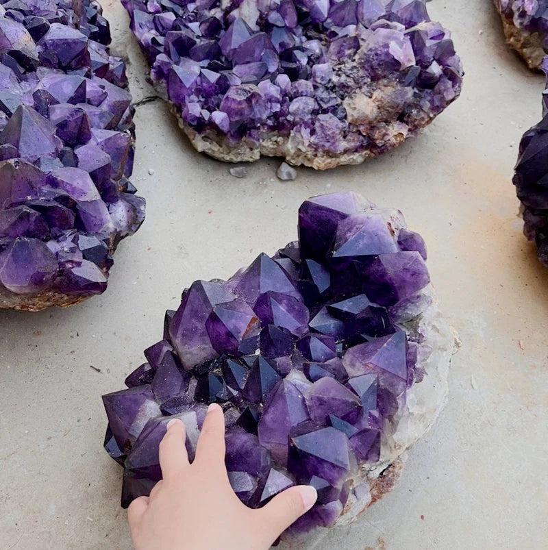 Hot Sale Large Amethyst Cluster Flower Natural Raw Rough Amethyst Cluster for Decoration