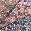 Floral Printed Cotton Poplin Fabric Woven Flower Design for Shirts Dresses Bags Pillows Toys-for Boys and Girls MegaBDM