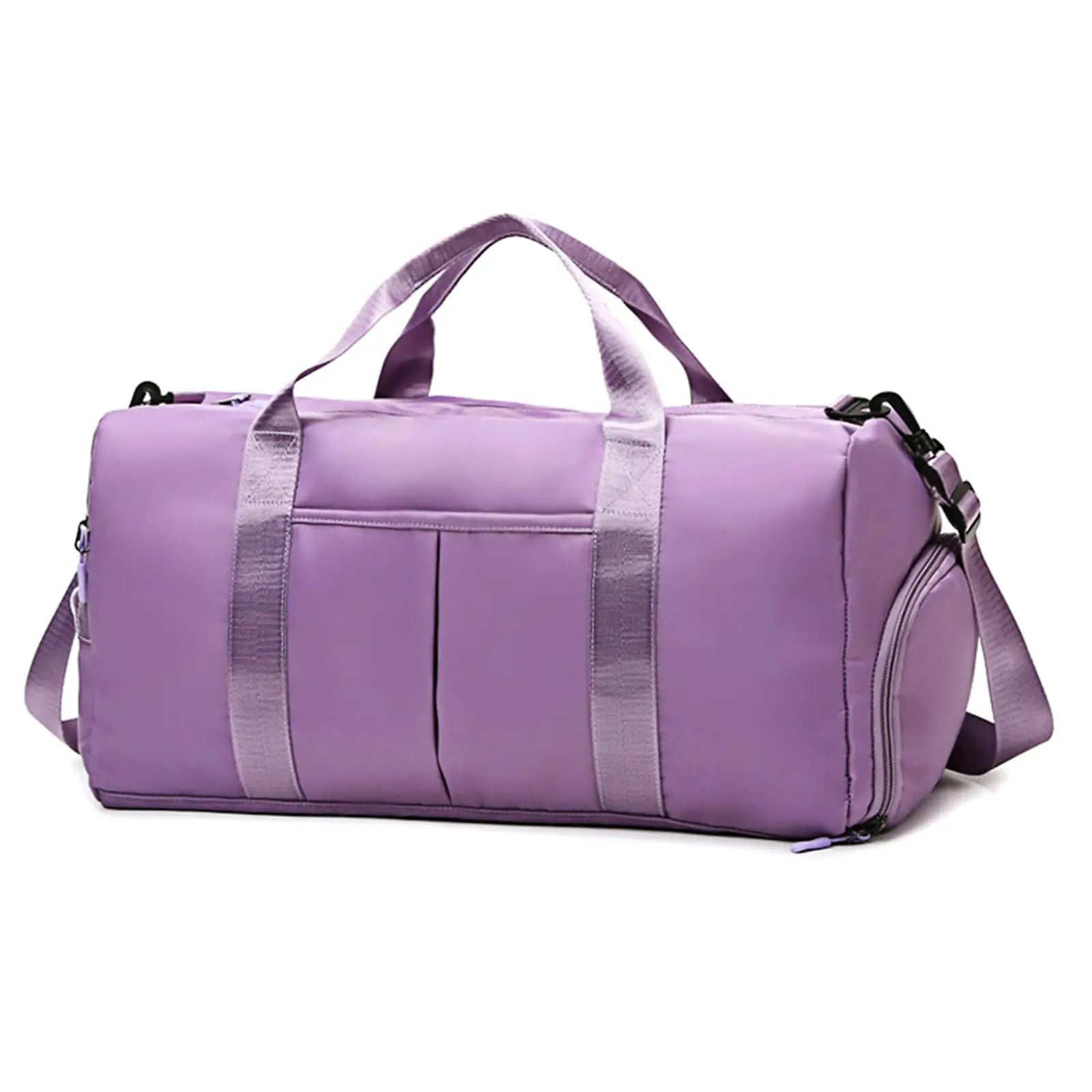 Womens Sports Gym Bag Travel Duffle Bag with Shoes Compartment  Large Capacity Folding Water Resistant Holdall Overnight Bag