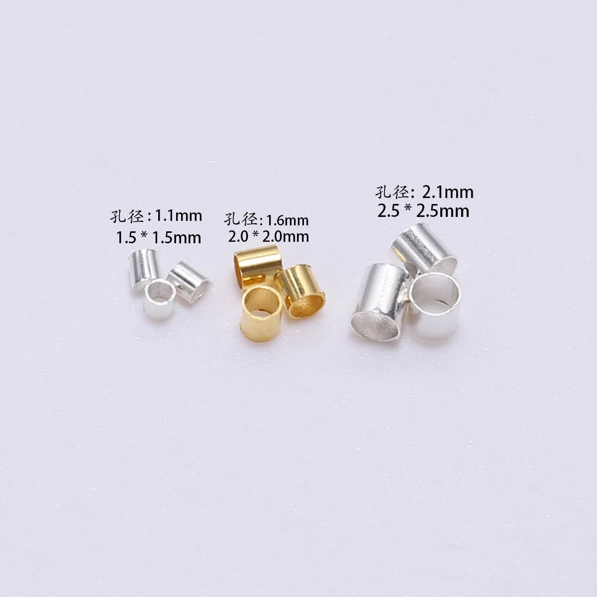 Environmentally Friendly Nickel-Free Brass Tube Partition Tubes Beaded Fix Jewelry Findings & Components