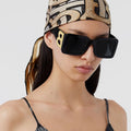 2025 Trend Product Sun Glasses Letter B Women Men Vintage Square Oversized Sunglasses Shades