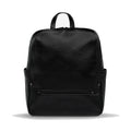 Luxury Business Travel Sling RFID Polyester Lining Handmade Genuine Leather Laptop Backpacks with Zipper Closure