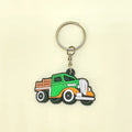 Personalized UK Keychain Custom London City Icons Durable Rubber Keyring for Travel Souvenirs and Bulk Orders