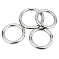 20mm-180mm Stainless Steel 304 Solid Welded O Ring with Wire Diameter 3-20mm and Plain Finish