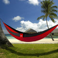 Factory Sale Portable Ultralight Nylon Hammock for Outdoor Camping Travel 2-Person Tree Straps Included Haven Flat Tree Straps