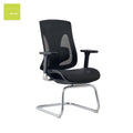 Factory Wholesale Adjustable Ergonomic With Lumbar Support Computer Desk Chair Middle Back Meeting Training Visitor Office Chair