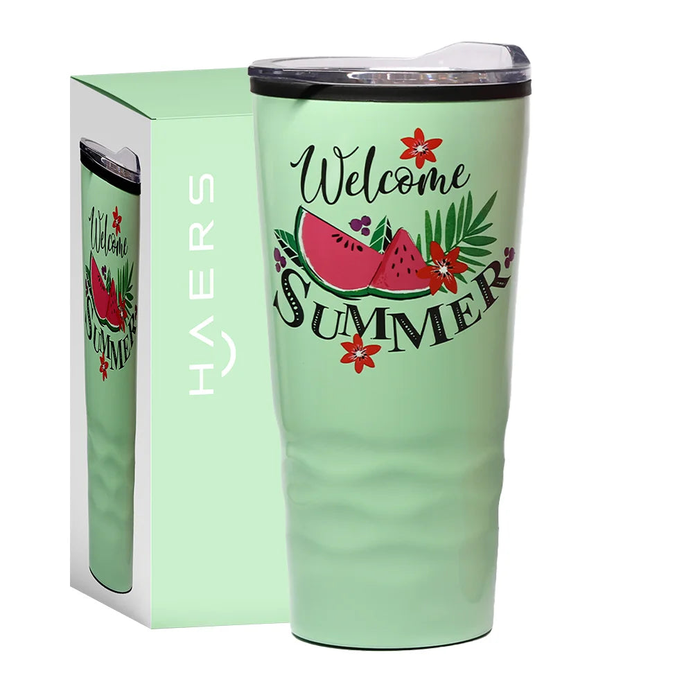 Eco Friendly Coffee Tumbler Stainless Steel 304 Double Wall BPA FREE Vacuum Water Bottle with Flip Lid