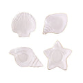 Unique creative glass tableware creative ocean salad bowl dessert decorative glass bowl