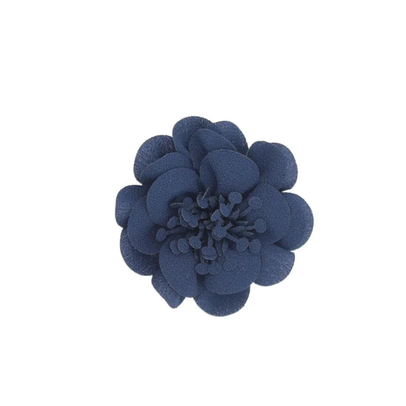 Good Quality Factory Directly Yarn Handmade Artificial Gift  Hair Clips Fascinator Flower for Corsage Pin