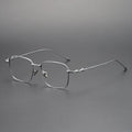 Wind Red Pure Titanium Glasses Frame Men Square Optical Prescription Eyewear 2025 New Male Classic Full Eyeglasses Frames
