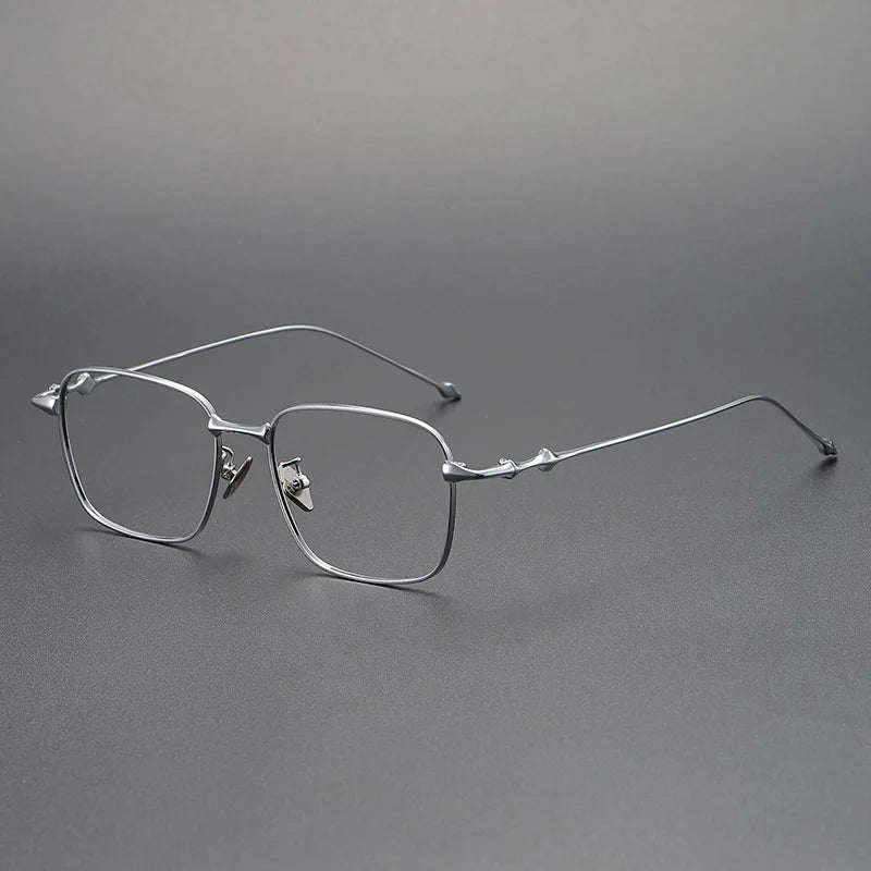 Wind Red Pure Titanium Glasses Frame Men Square Optical Prescription Eyewear 2025 New Male Classic Full Eyeglasses Frames