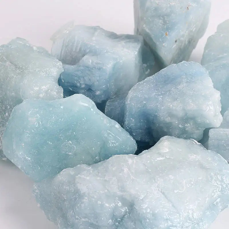 Crystal Wholesale Bulk Natural Quartz Raw Crystal Aquamarine Rough Stone for Home Decoration