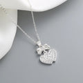Fashion Jewelry Minimalist Heart Necklaces Crafted 925 Sterling Silver Necklaces for Women