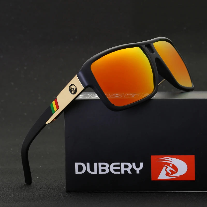 DUBERY 2020 Men's Polarized Dragon Sunglasses Driving Sun Glasses Men Women Sport Fishing Luxury Brand Designer Goggle D008