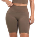 Custom 4 Inch High Waisted Biker Shorts Contour Nylon Yoga Panty Running Cycling Super Soft Workout Yoga Shorts for Women