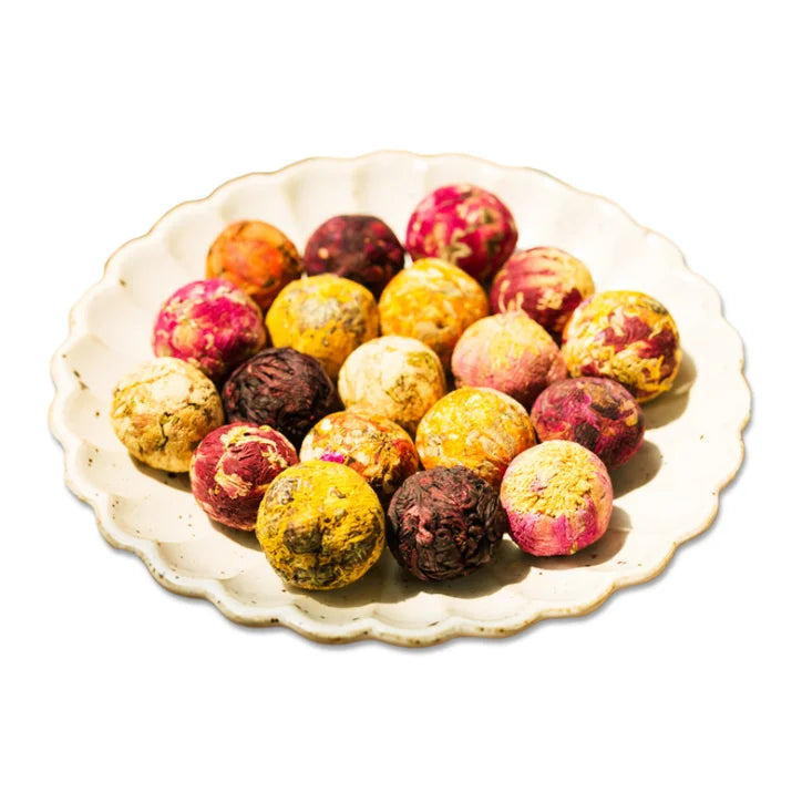 N28 Handmade Blooming Tea Mix Dried Flower Tea Ball Health Tea