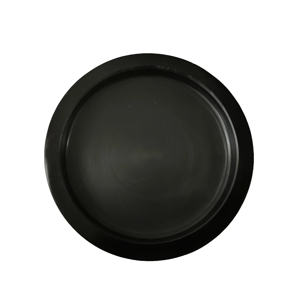 Custom Logo Black Round Marble Coasters Hotel Restaurant Home Bar Supplies Natural Stone Drinkware