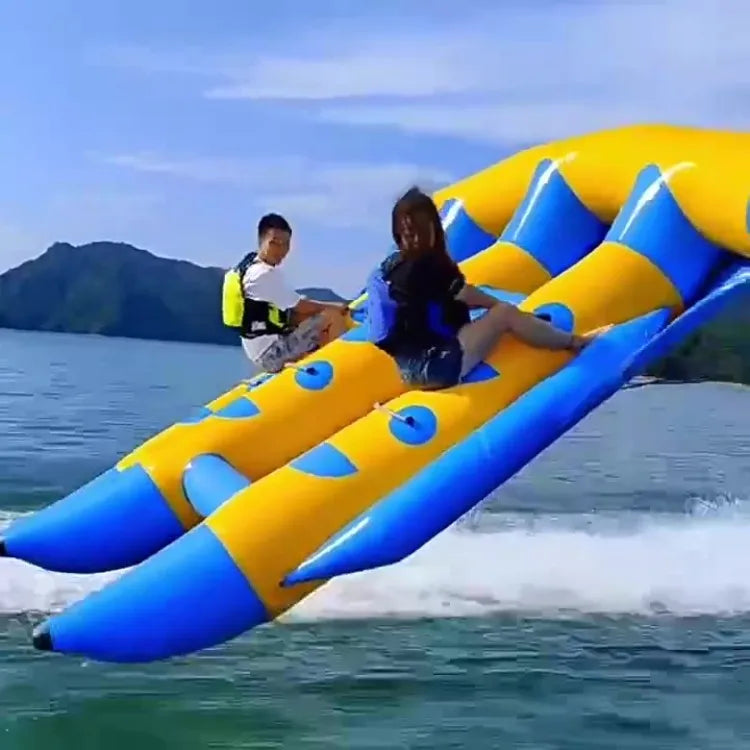 In Stock Sale Water Inflatable Amusement Equipment Surfboard Jet Ski Towing Toy Flying Fish Pontoon Banana Boat for Water Sports