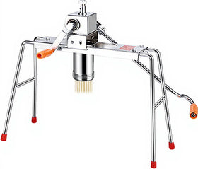 Stainless Steel Manual Pasta Machine Commercial Hand Press Noodle Maker Pressing Noodle Machine With 9 Kinds of Noodles Molds