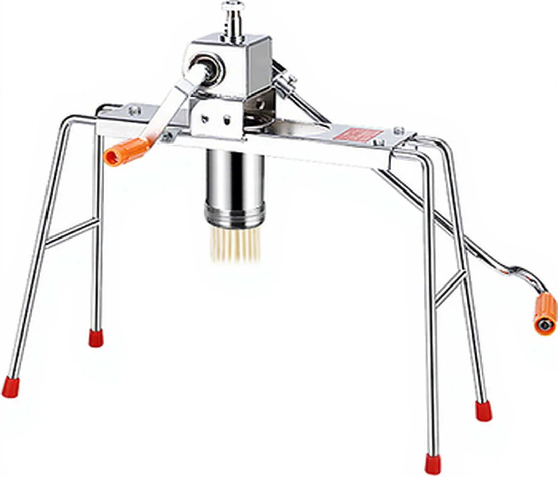 Stainless Steel Manual Pasta Machine Commercial Hand Press Noodle Maker Pressing Noodle Machine With 9 Kinds of Noodles Molds