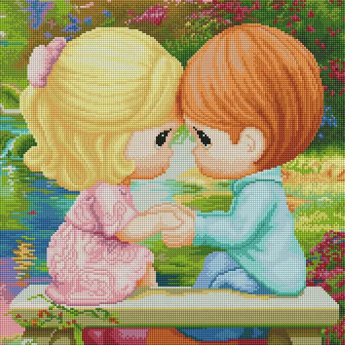 SONGWOO Wholesale Hot Sale Portrait Diamond Embroidery Crystal Rhinestone Couple Hug Diamond Painting Crafts