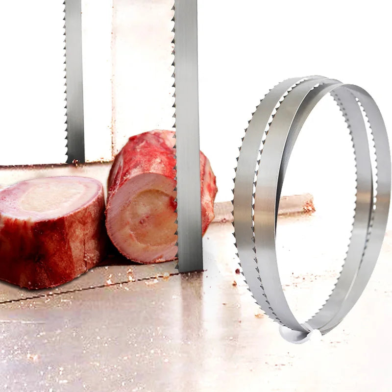 Baoding Qinghao 1650 mm Meat and Bone Fast Cutting Butcher Band Saw Blade for Machine Frozen Food Process Meat Shop