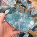 Wholesale Polished Crystal Rough Stone Feng Shui Natural Crystal  Stone Blue Amazonite Raw Mineral Gemstone Love Crystal Image
