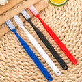Wholesale Reusable Plastic Toothbrush for Adults with Nylon Bristles Soft Medium Bristle Whitening Home Use