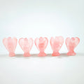 Huiying Hand Carved Natural Rose Quartz Crystal Stone Decorative Angels for Sale Crafts 1.5 Inch