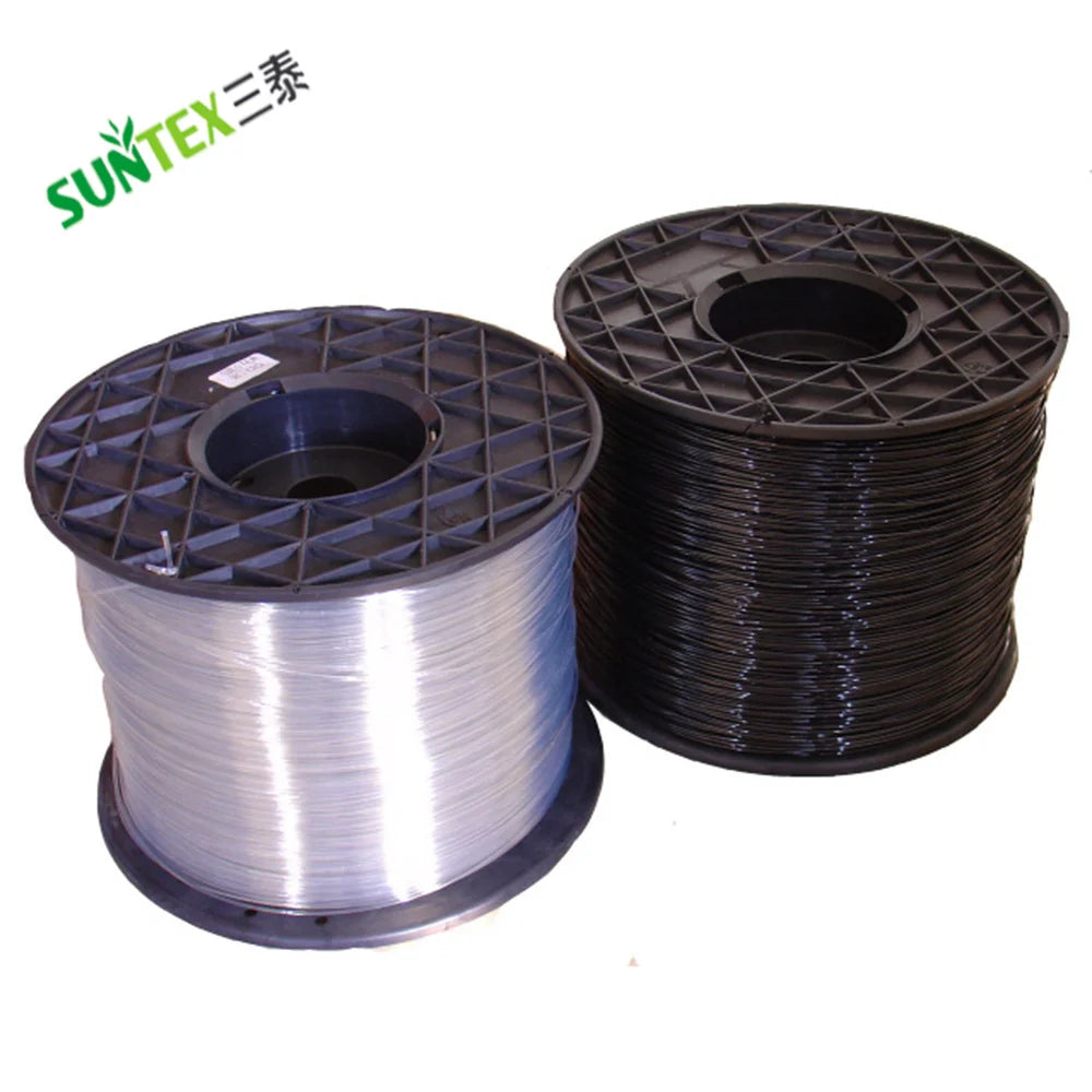 1.8mm-3.0mm Agricultural Greenhouse Use PET Wire Monofilament Polyester Wire  Curtain Holding Wire