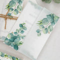 Creative Vellum/tracing/butter Paper Wrap Wedding Party Event Invitation Made in China