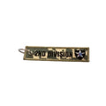 Wholesale High Quality Embroidered Keychain Custom Fabric Keychains Factory Cheap Personalized Logo Woven Key Chain