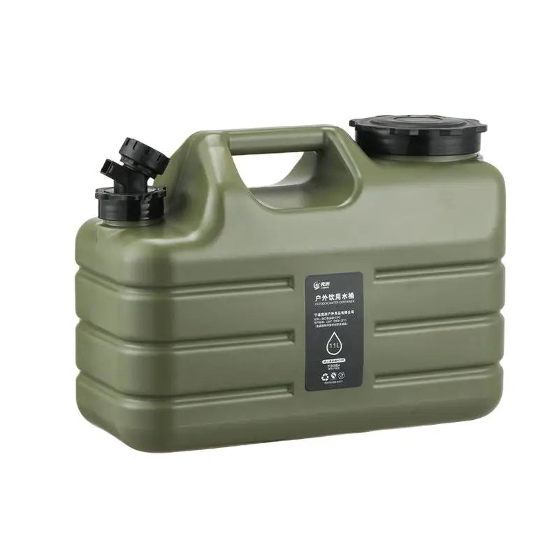 IRONDONKEY Portable Cubic Water Tank Camping Car Bucket NPOT Water Tank 10L/15L/18L/25L Plastic With Faucet