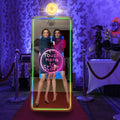 Dropshipping Portable Wedding Magic Mirror Photo Booth Selfie Booth Mirror Photo  Touch Screen  Kiosk Full Length Mirror Slim