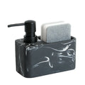 Beige Polyresin Automatic Foam Soap Dispenser for Kitchen Use Modern Design 1 Year Warranty