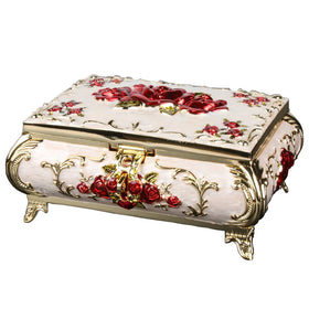 Nordic Rose Other Home Decor Jewelry Box Packaging Luxury Home Decoration Metal Jewelry Box