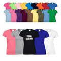 Wholesale Oem Odm 180gsm 100% Cotton Customized Logo Printed Blank Tshirts Plain Women T Shirt for Women