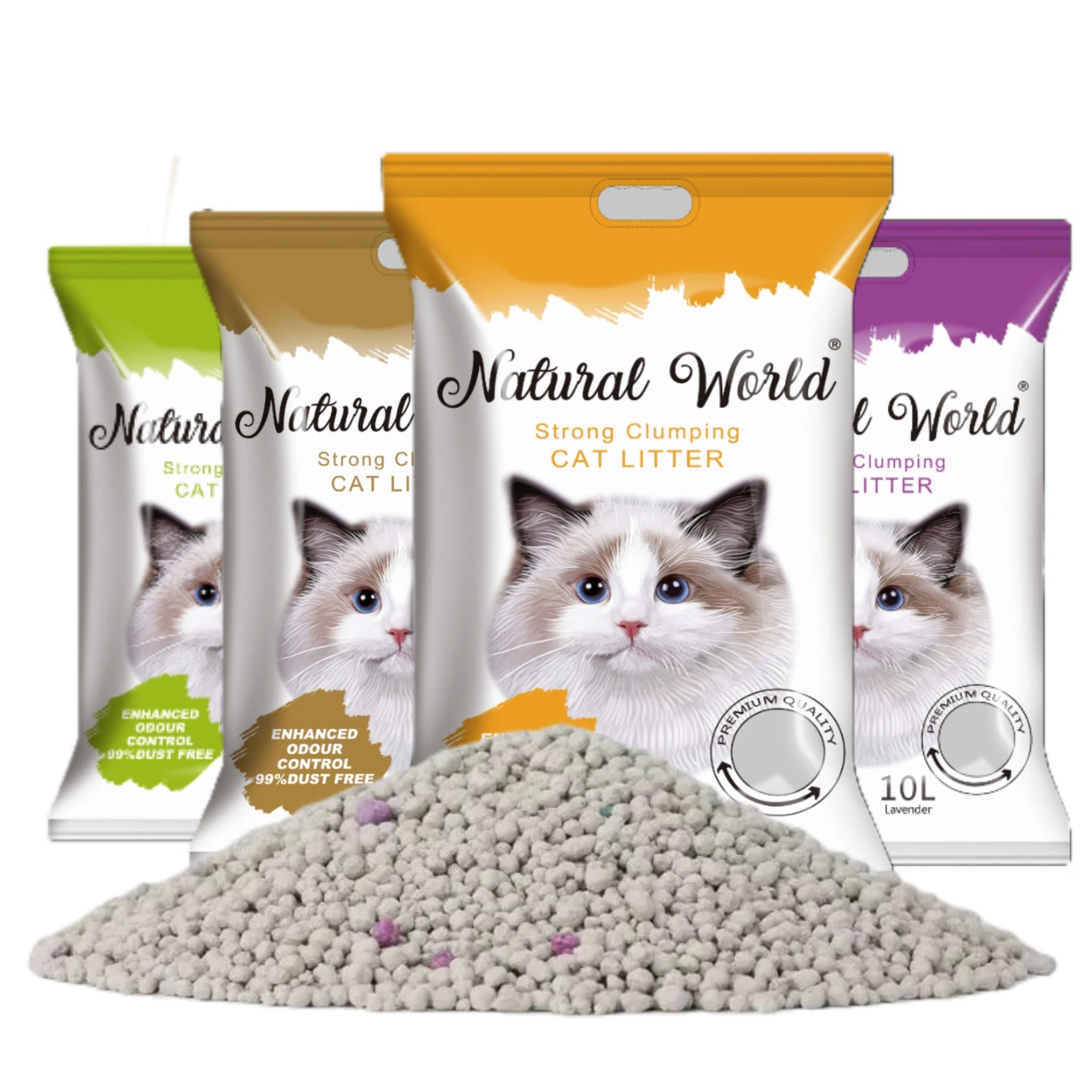 Cheap Price Bentonite Cat Sand 10L  Clumping White Bentonite Cat Litter Price Bentonite Cat Litter Manufacturer